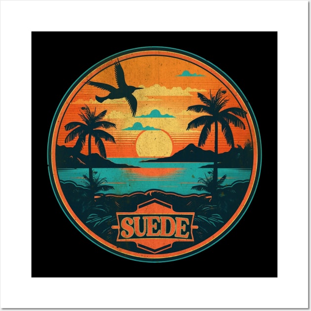 Retro Vibes - Suede Wall Art by Itulah Cinta